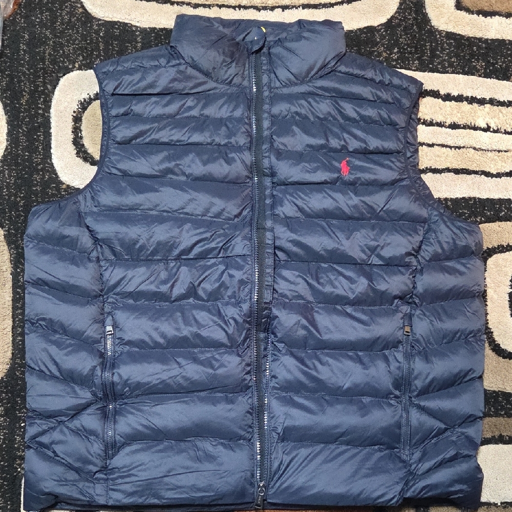 Ralph Lauren Navy Puffer Vest